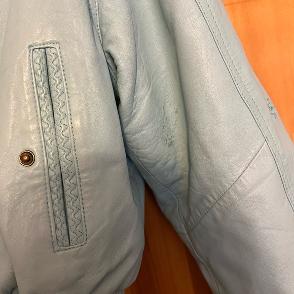 LANTER Vintage Leather Jacket - Picture 3 of 4